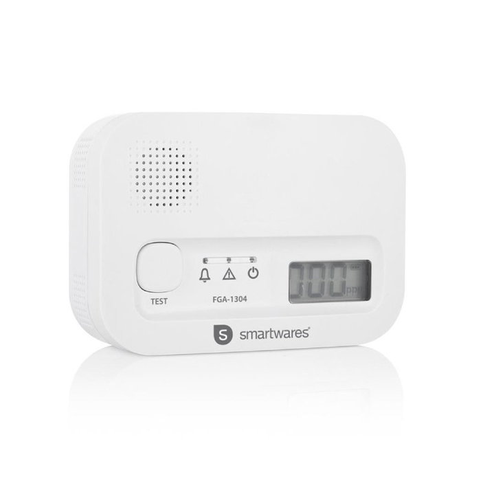 Smartwares FGA-13041 Detector de Monóxido de Carbono Blanco Smartwares FGA-13041 Detector de Monóxido de Carbono Blanco